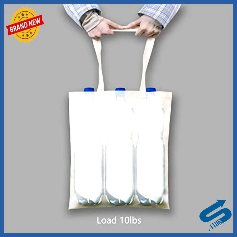 Medium Cotton Tote Bags Reusable Grocery Shopping Eco-Friendly DIY Craft